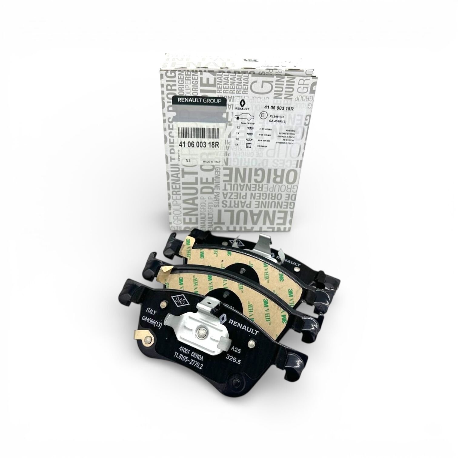 Renault Duster 3 2025> Ön Fren Balatası 410600318R