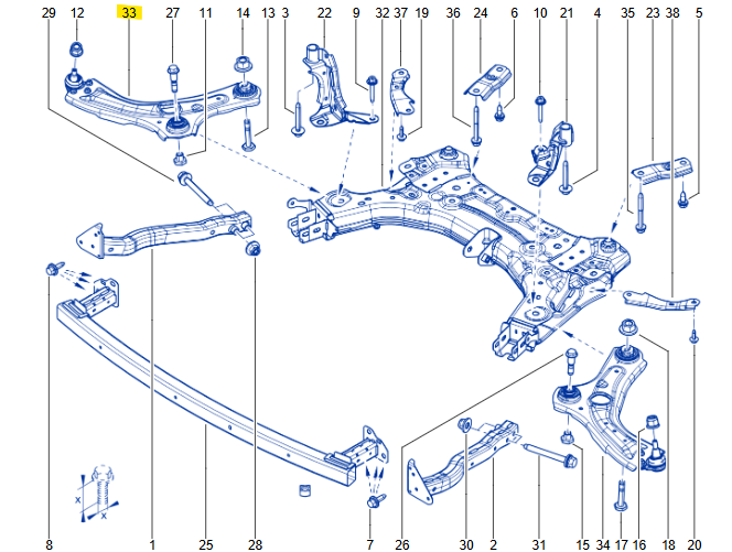 Renault Clio 6 Sağ Salıncak 545028988R