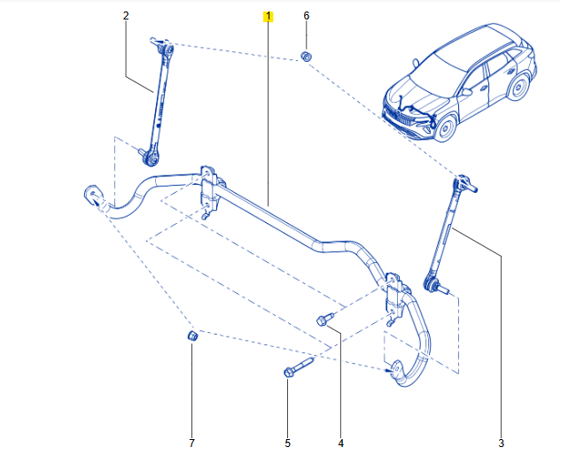Renault Austral Viraj Demiri Komple 546115395R