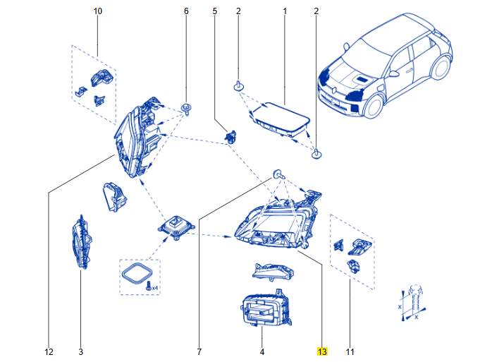 Renault 5 E-Tech Sol Far 260601570R