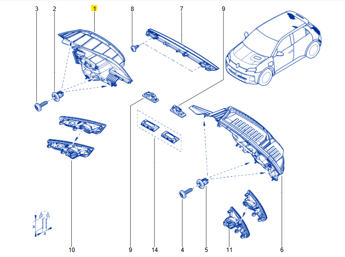 Renault 5 E-Tech Sağ Stop 265506296R